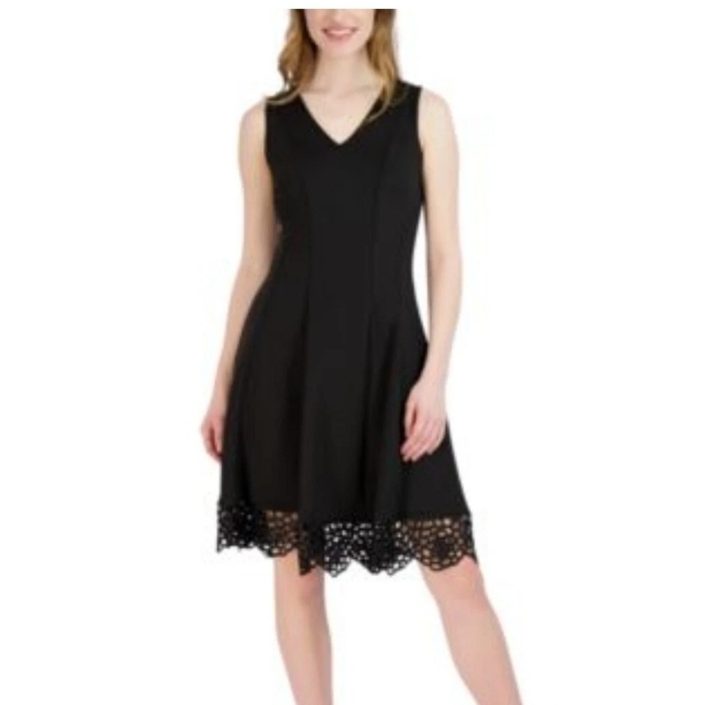 Elegant Black Sleeveless Dress